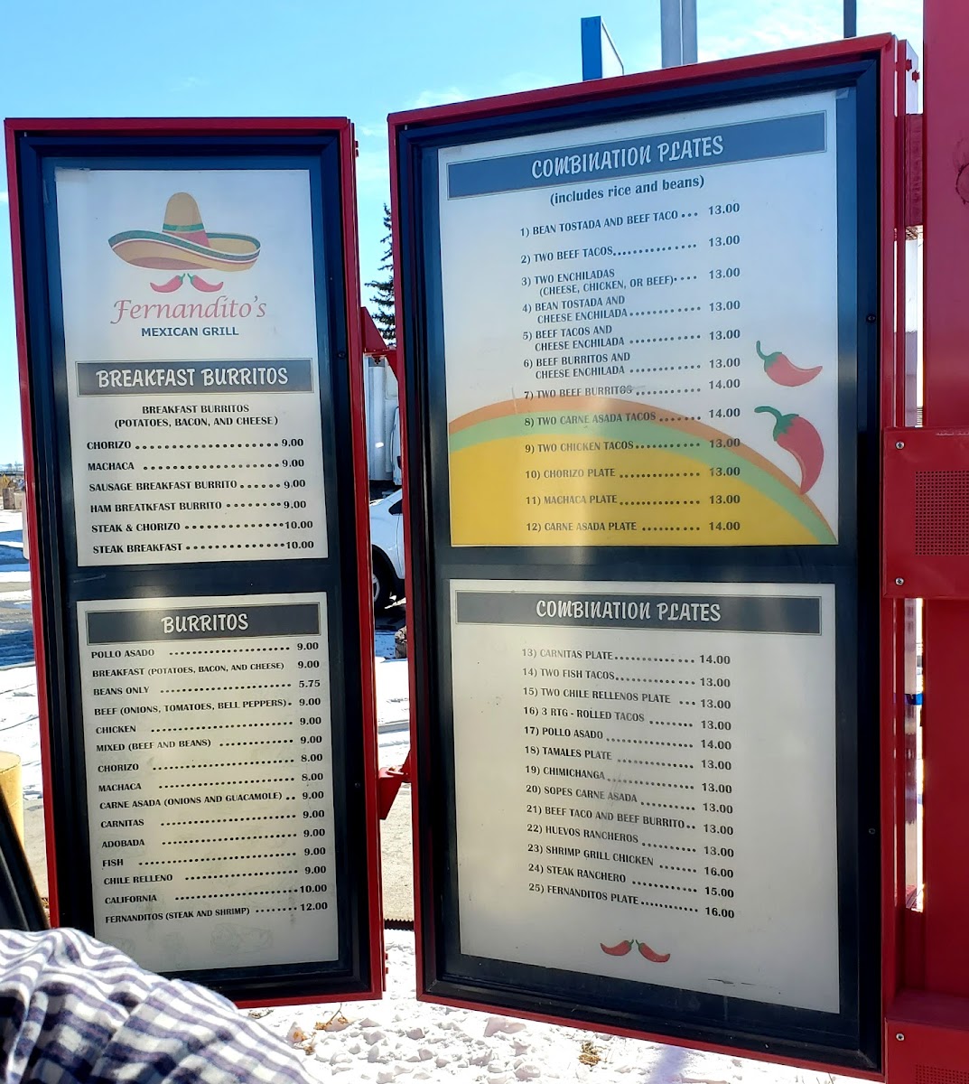 Menu Fernandito’S Mexican Grill-2